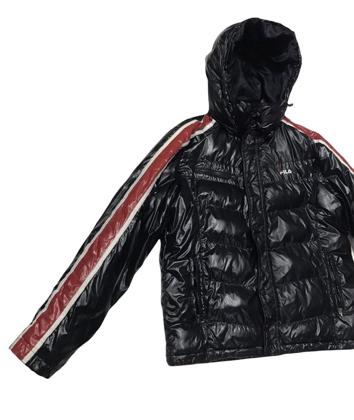 Fila STEAL💥VTG Fila D Italia Down Puffer Shiny Jacket Unisex Size US M / EU 48-50 / 2 - 5 Thumbnail