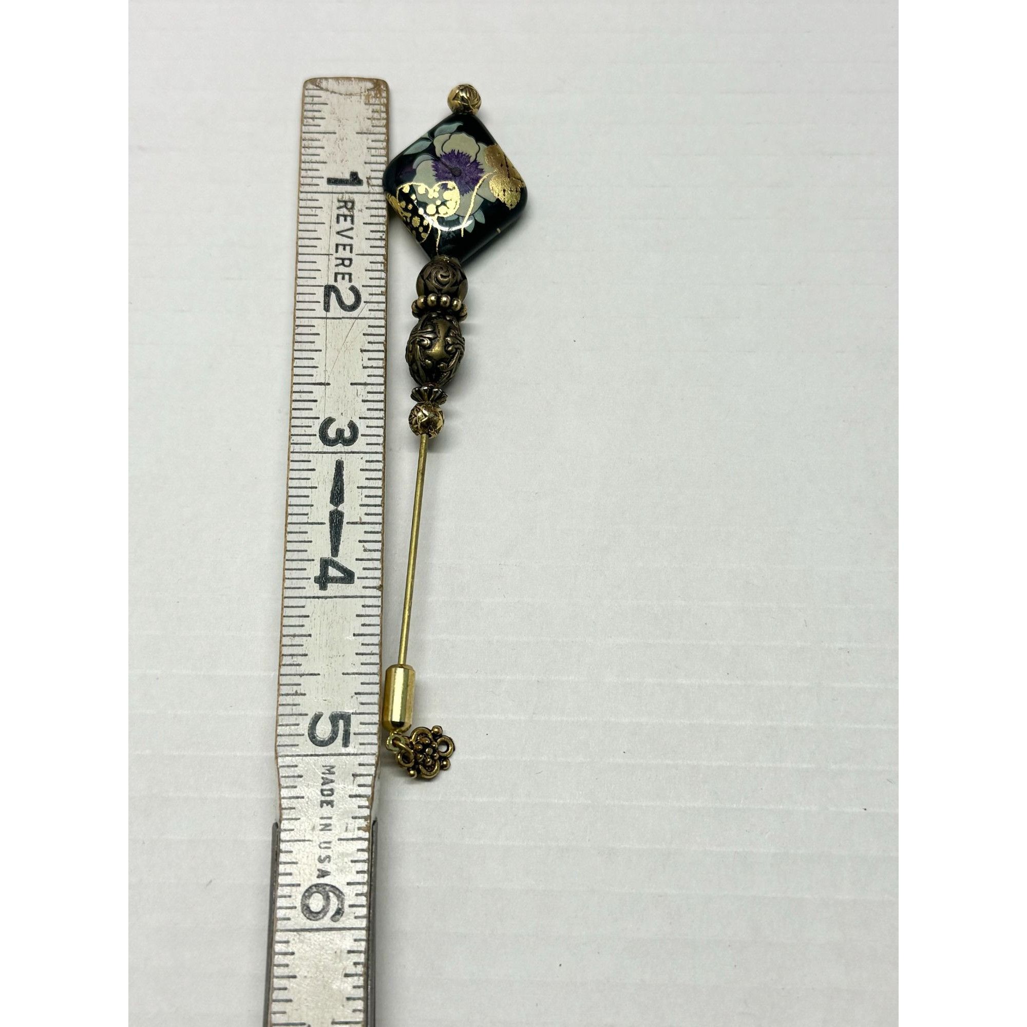 Vintage Vintage beaded stick pin Size ONE SIZE - 5 Thumbnail