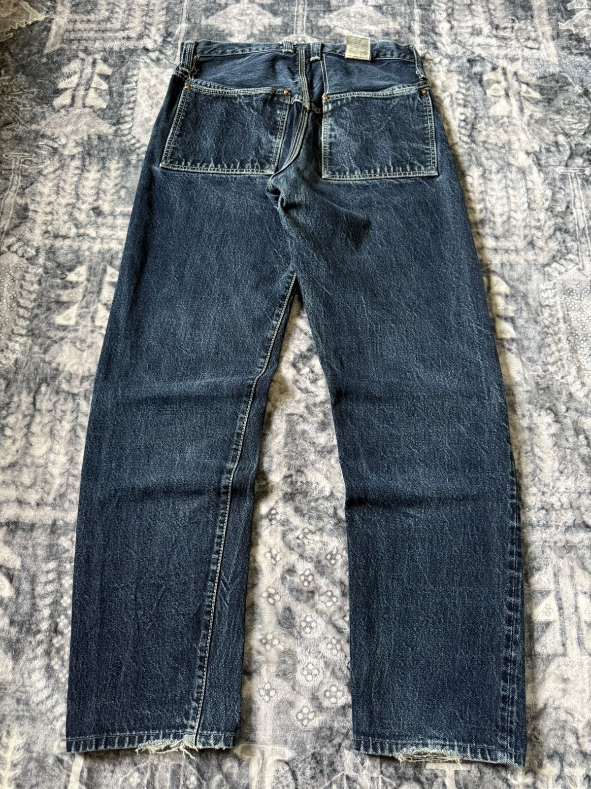 Indigo × Tender Co. Tender Co. Type 130 Pocket Mouth lining Selvage Jeans Size US 30 / EU 46 - 2 Thumbnail