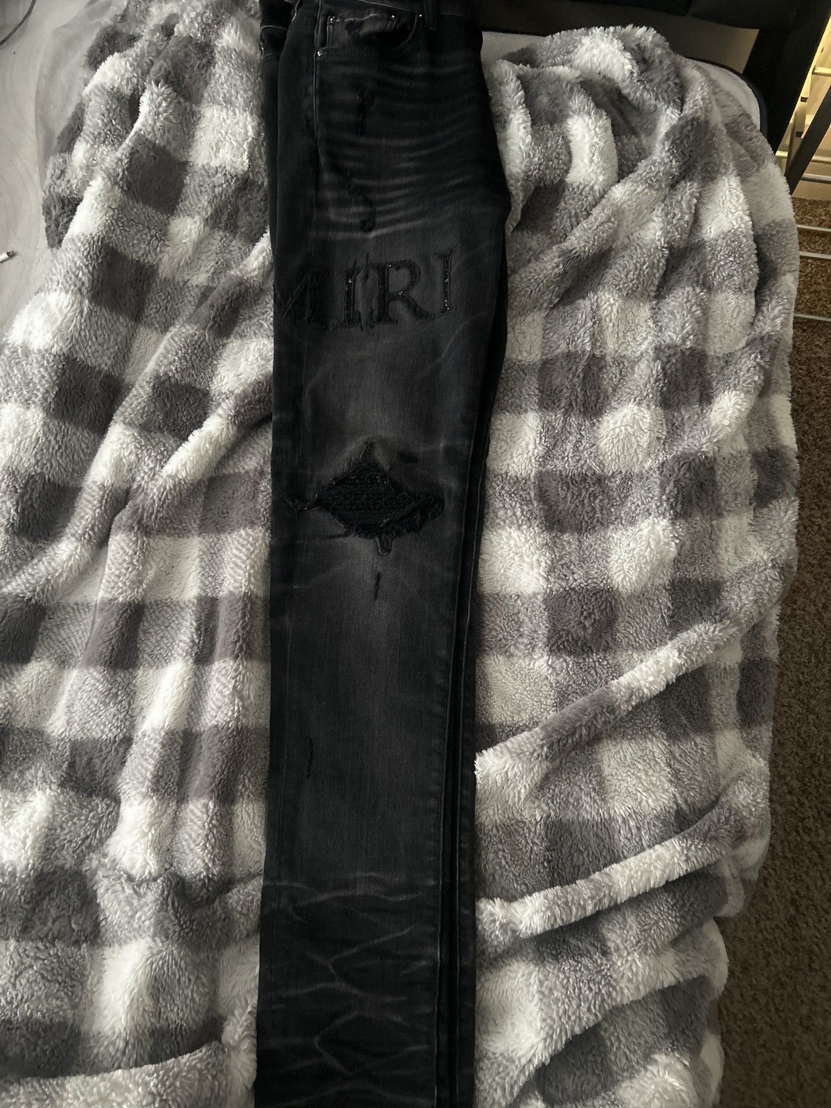 Amiri Amiri boucle logo mx1 jeans Size US 34 / EU 50 - 3 Thumbnail