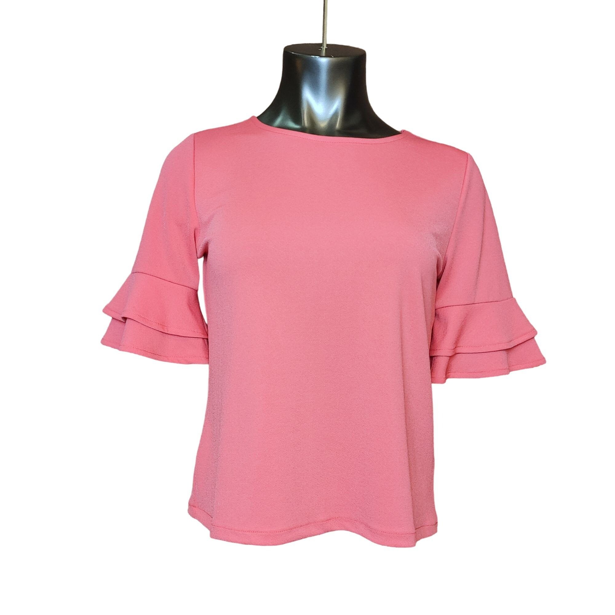 Other New York & Company 7th Avenue Design Studio Pink Flared Slee Size XS / US 0-2 / IT 36-38 - 1 Thumbnail
