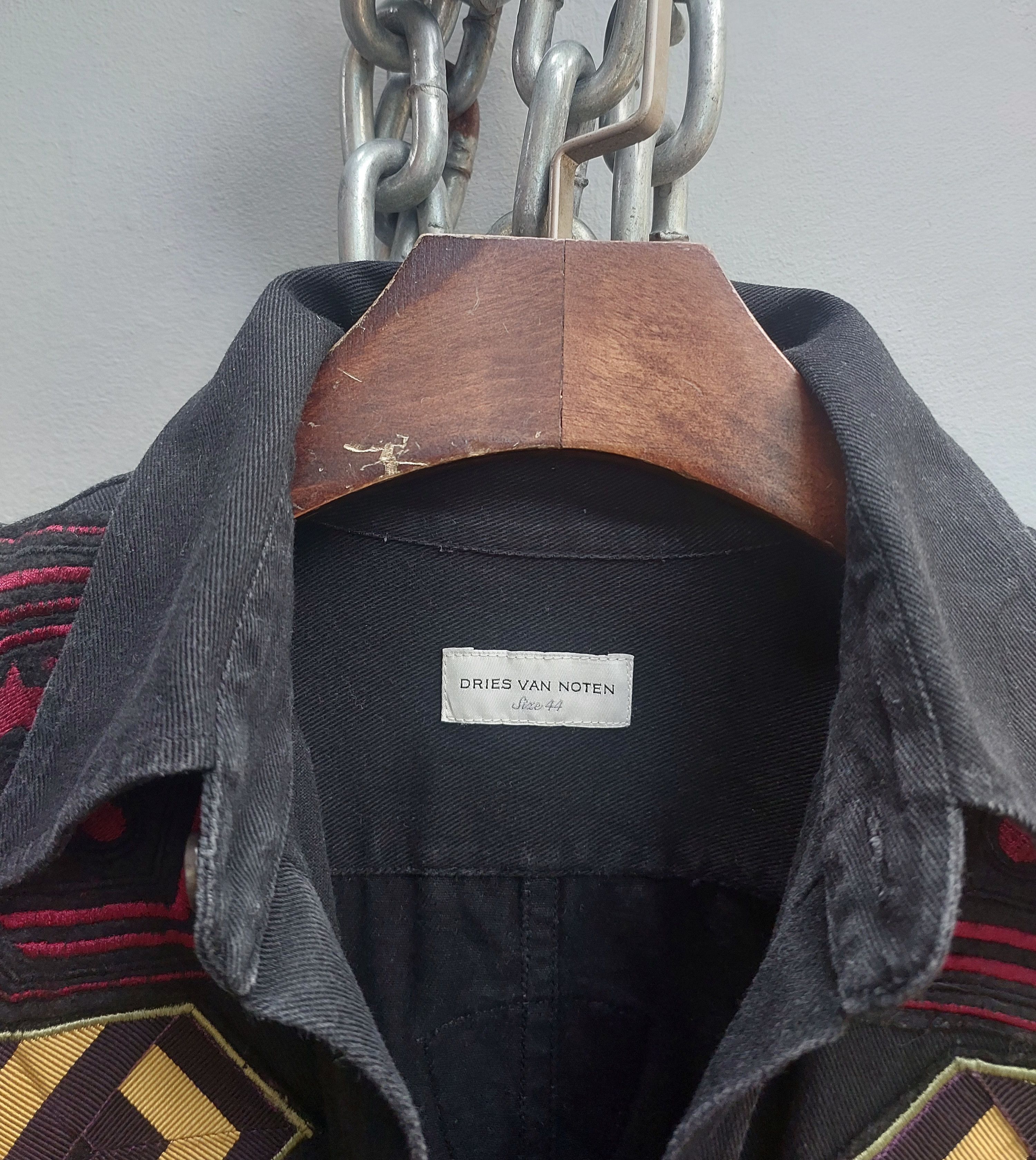 Dries Van Noten Dries Van Noten Patches detailed denim shirt Size US S / EU 44-46 / 1 - 9 Thumbnail