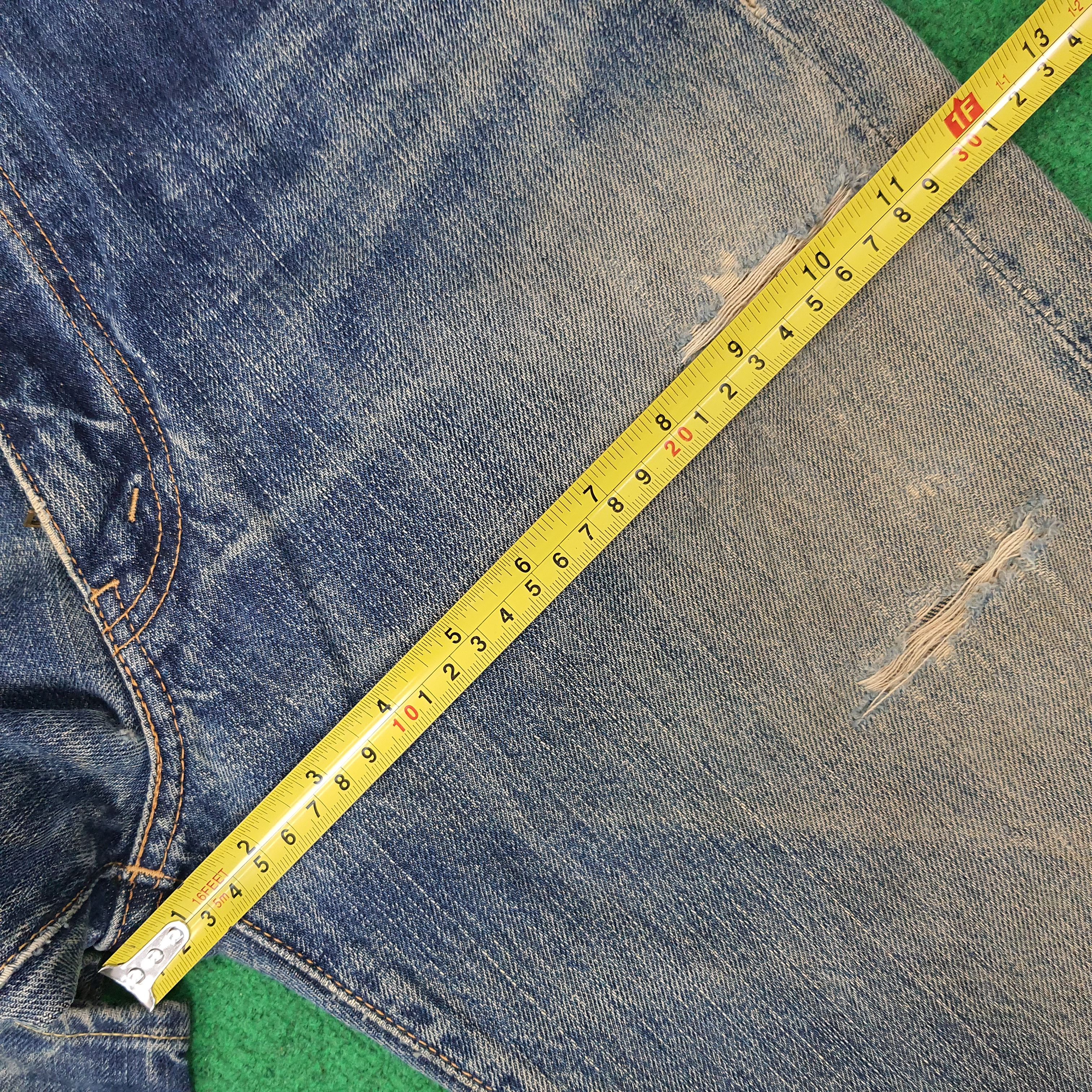 Levi's Vintage Levi's 502 Selvedge Distressed Jeans C258N13 Size US 29 - 13 Thumbnail