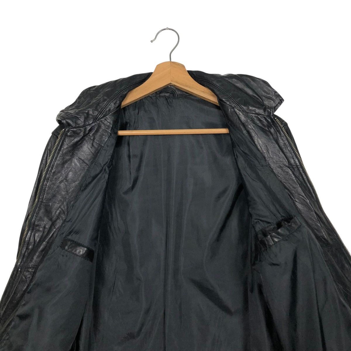 Japanese Brand 🔥VINTAGE UNBRANDED SOFT LEATHER JACKET RACER ISSEY MIYAKE Size US S / EU 44-46 / 1 - 16 Thumbnail