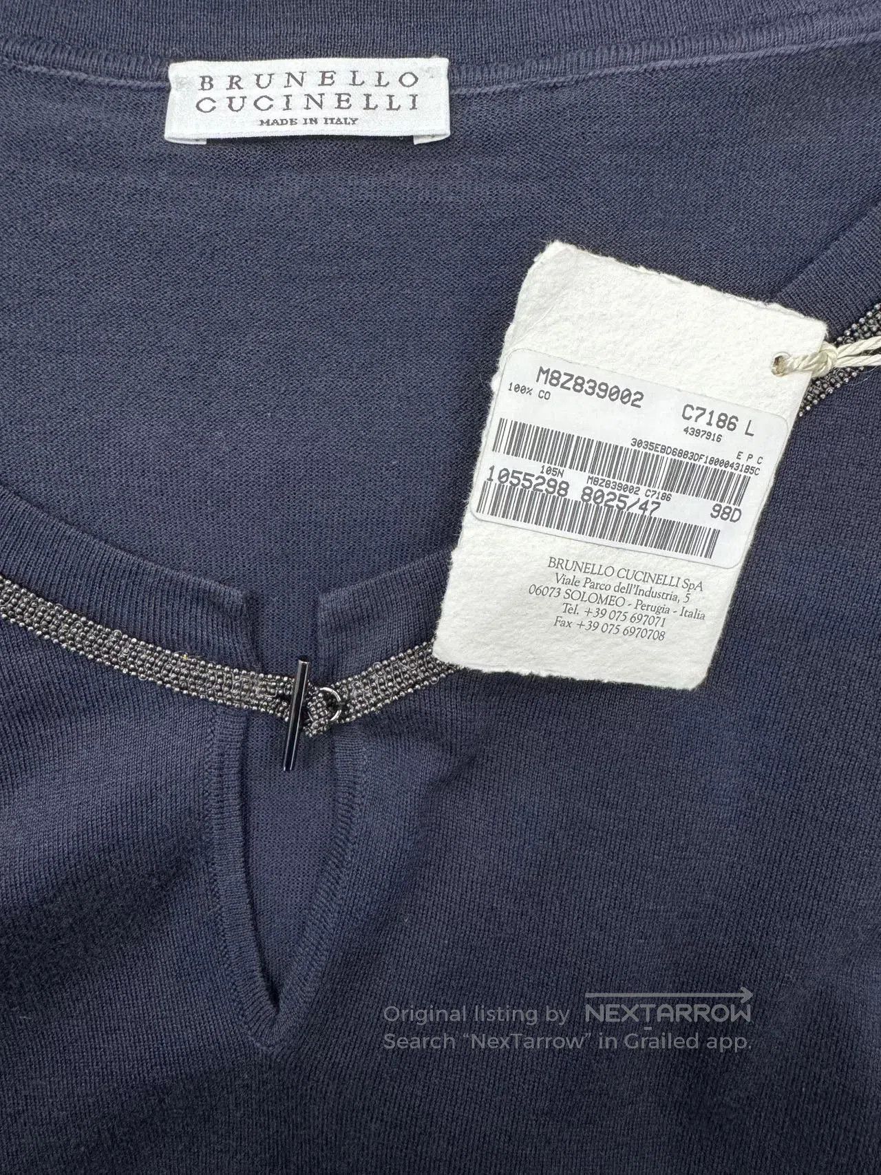 Brunello Cucinelli Brunello Cucinelli Black Knit Sweater. Size L / US 10 / IT 46 - 5 Thumbnail