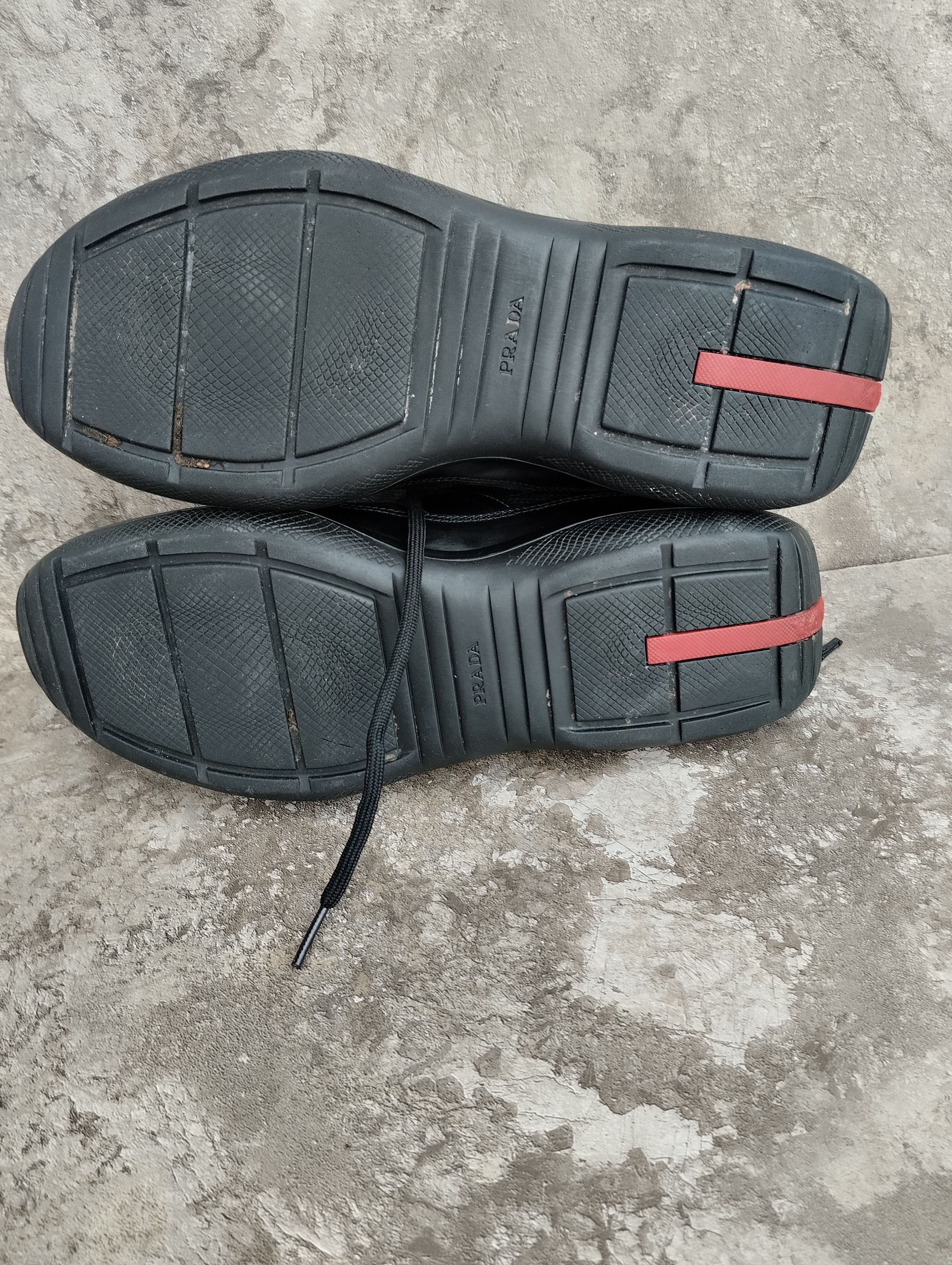 Prada America’s Cup Leather And Mesh Trainers Size US 10.5 / EU 43-44 - 21 Thumbnail