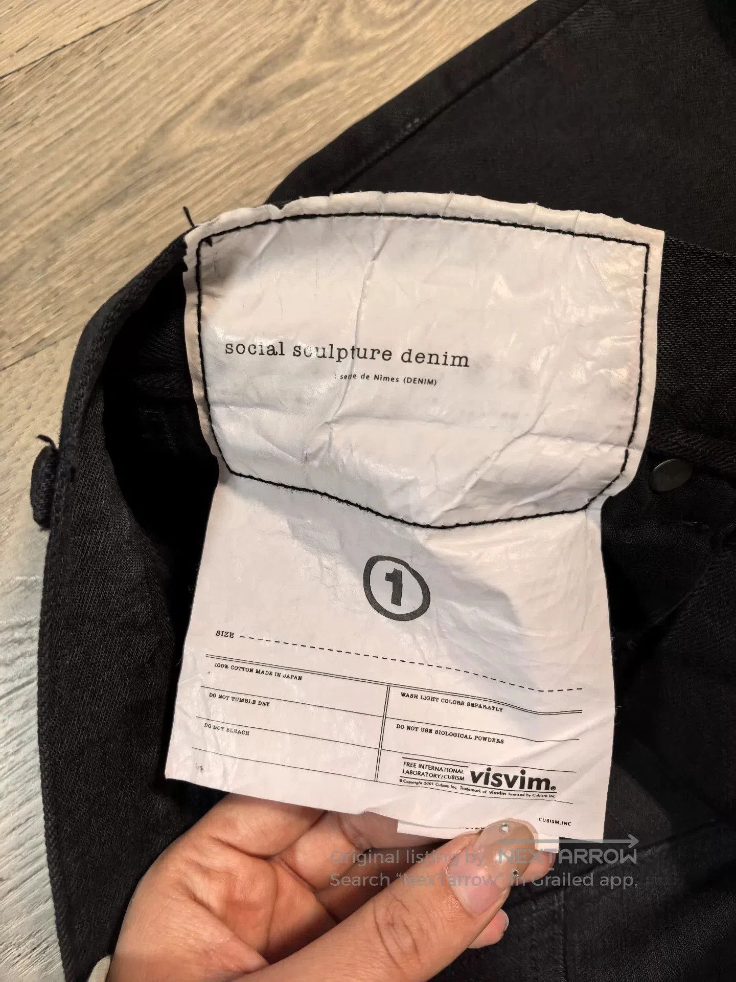Visvim visvim black denim pants limited edition. Size US 30 / EU 46 - 4 Thumbnail