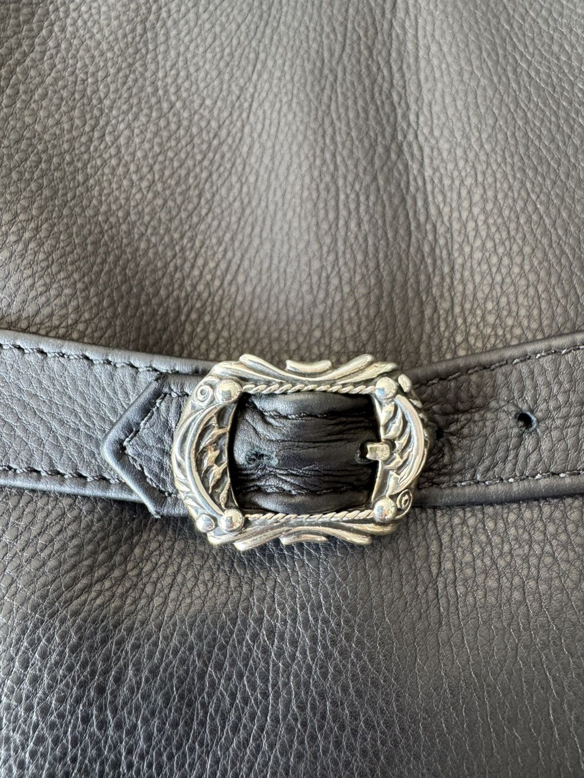 Chrome Hearts CHROME HEARTS New Calfskin Patch Vest Size 50L - 6 Thumbnail