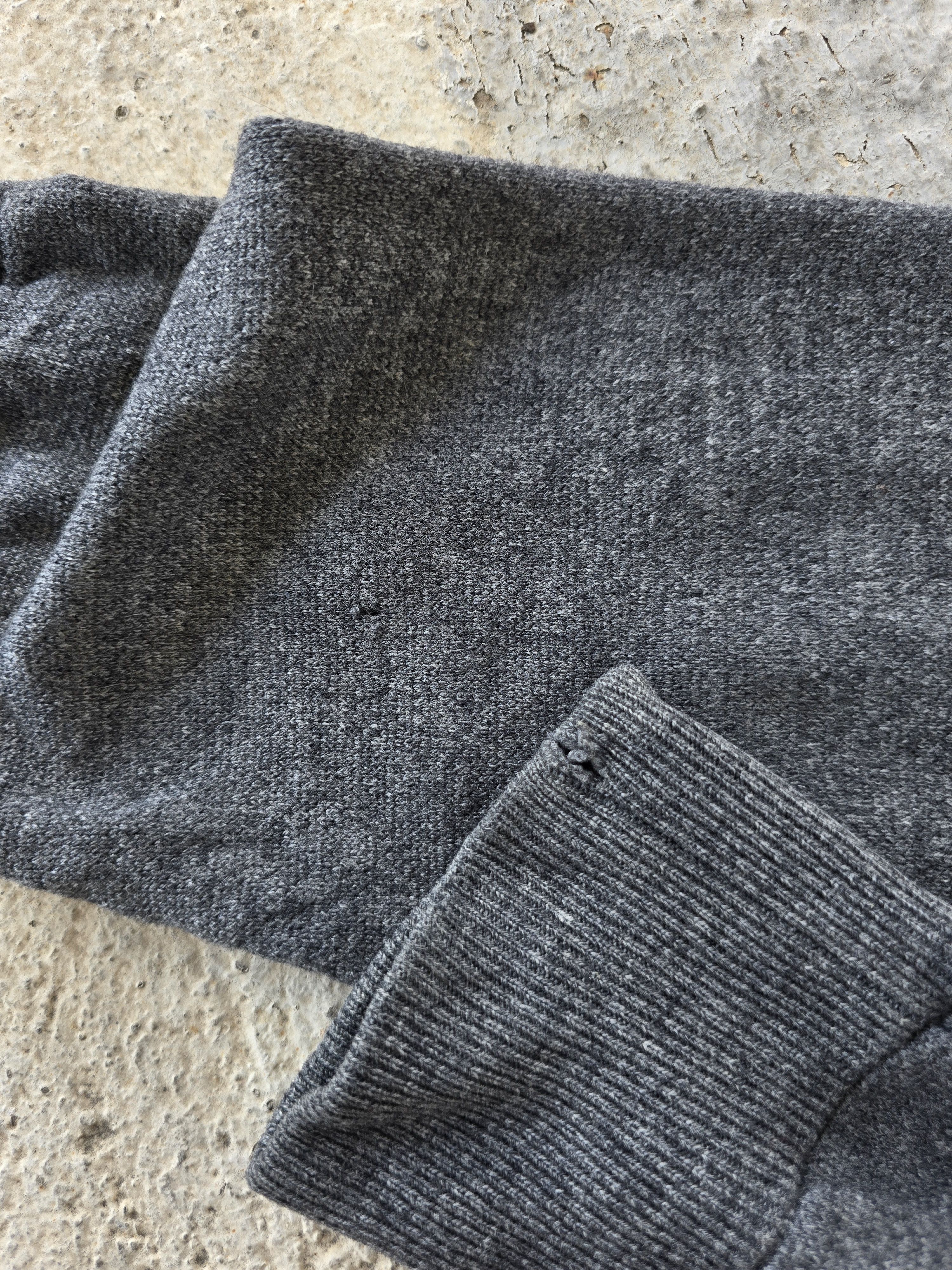Thom Browne Thom Browne Wool Gray Zip Up Hoodie Italy Size US L / EU 52-54 / 3 - 11 Thumbnail
