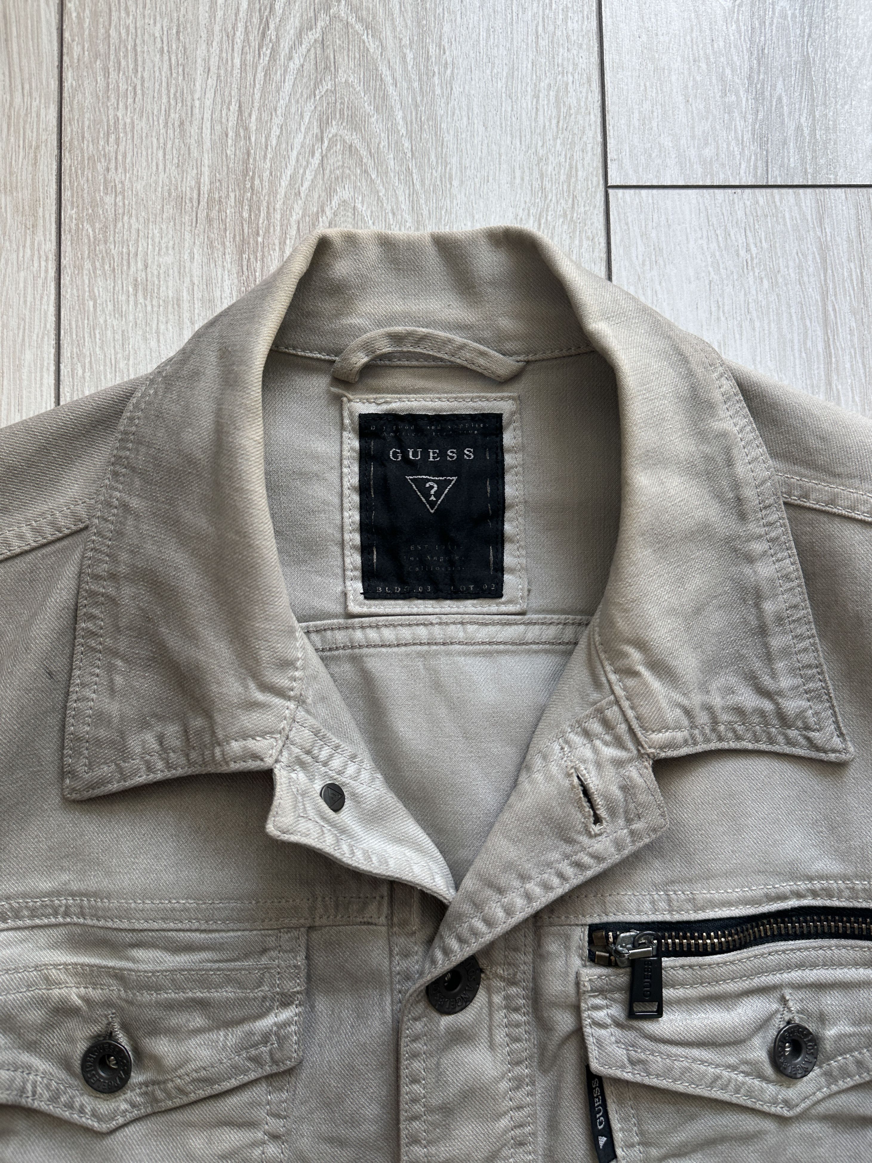 Guess Guess Gray Denim Jacket Size US XS / EU 42 / 0 - 6 Thumbnail