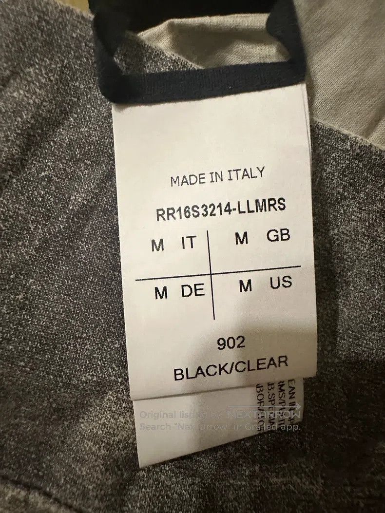 Rick Owens Rick Owens Cyclops grey sleeve multi-material patchwork sh Size US M / EU 48-50 / 2 - 4 Thumbnail