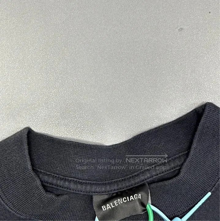 Balenciaga Balenciaga SS24 New Year Oversized Black T. Size US M / EU 48-50 / 2 - 2 Thumbnail