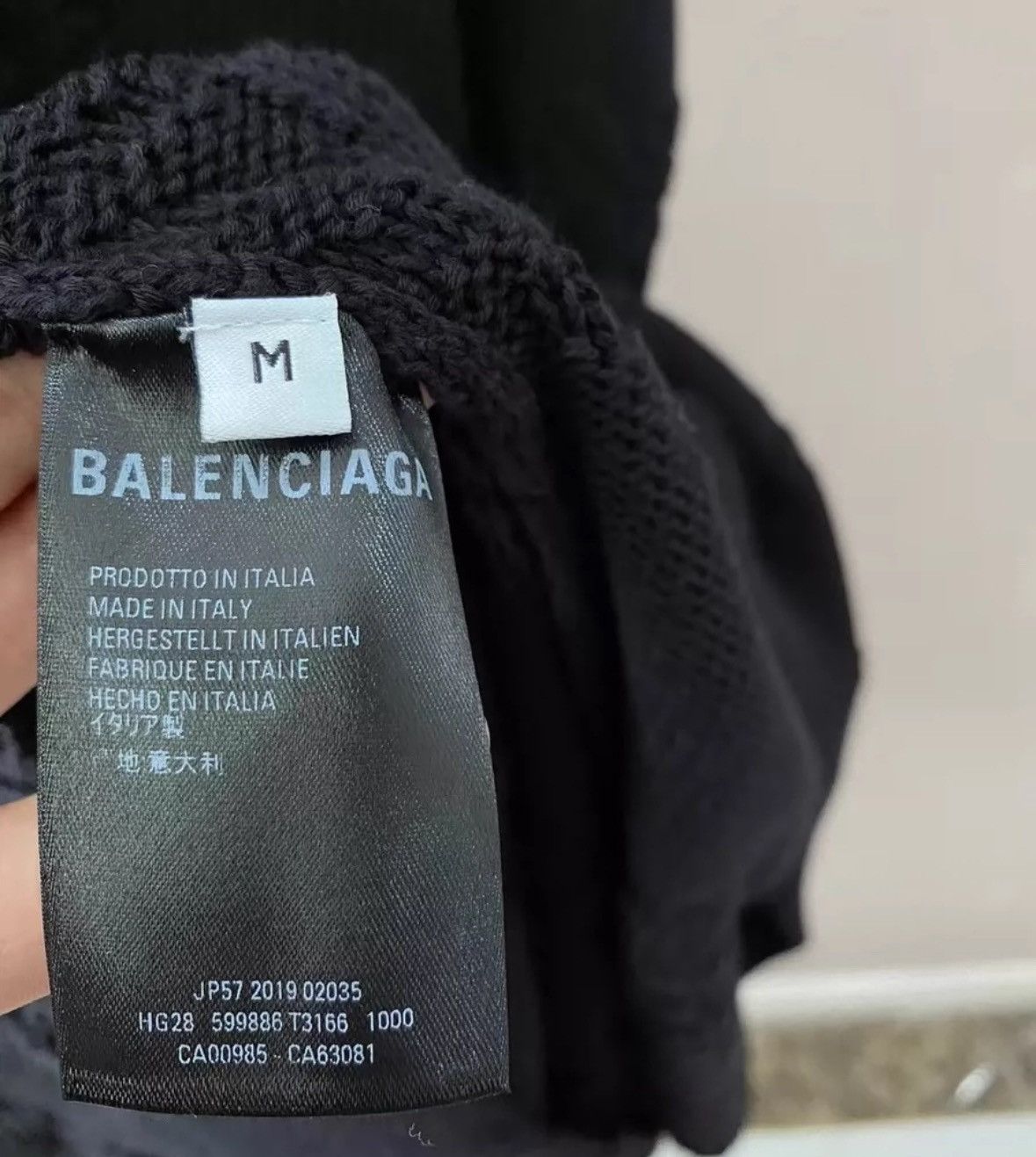 Balenciaga Balenciaga full logo sweater Size US M / EU 48-50 / 2 - 3 Thumbnail