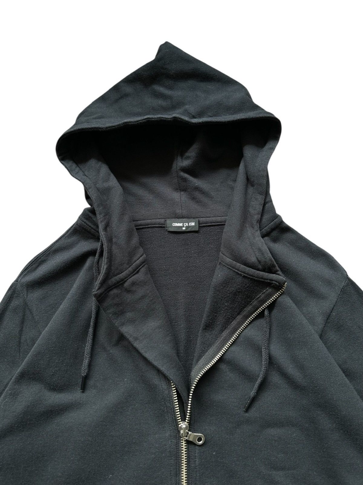 Japanese Brand 2006SS - Comme Ca Ism asymmetric zipper hoodie Size US M / EU 48-50 / 2 - 6 Thumbnail
