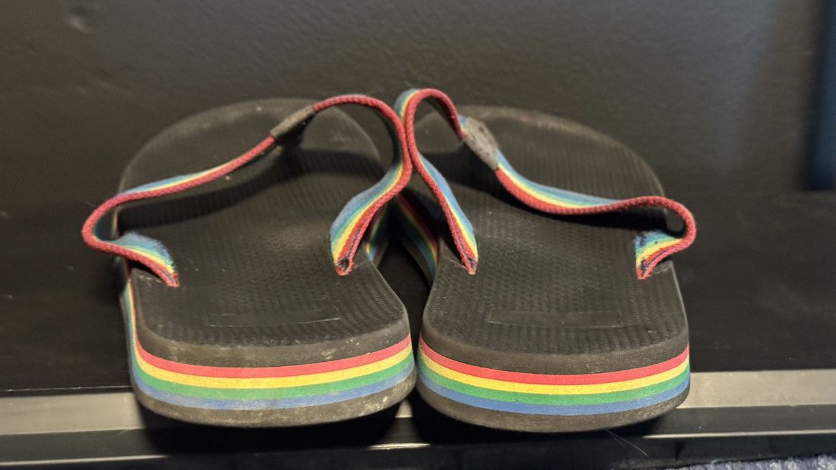 Saint Laurent Paris Saint Laurent Paris - rainbow 🌈 thong sandal Size US 13 / EU 46 - 6 Thumbnail