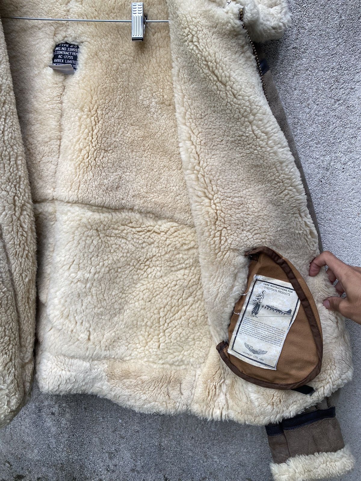 Avirex Avirex Limited B-3 80s OG 1986 Shearling Sheepskin Jacket Size US L / EU 52-54 / 3 - 7 Thumbnail