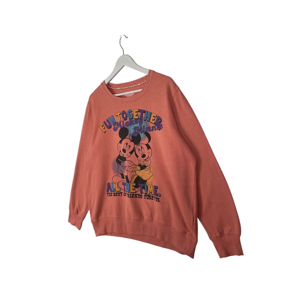 Designer × Vintage vintage Hoodie/sweater fun together Micky Minnie Size US L / EU 52-54 / 3 - 2 Thumbnail