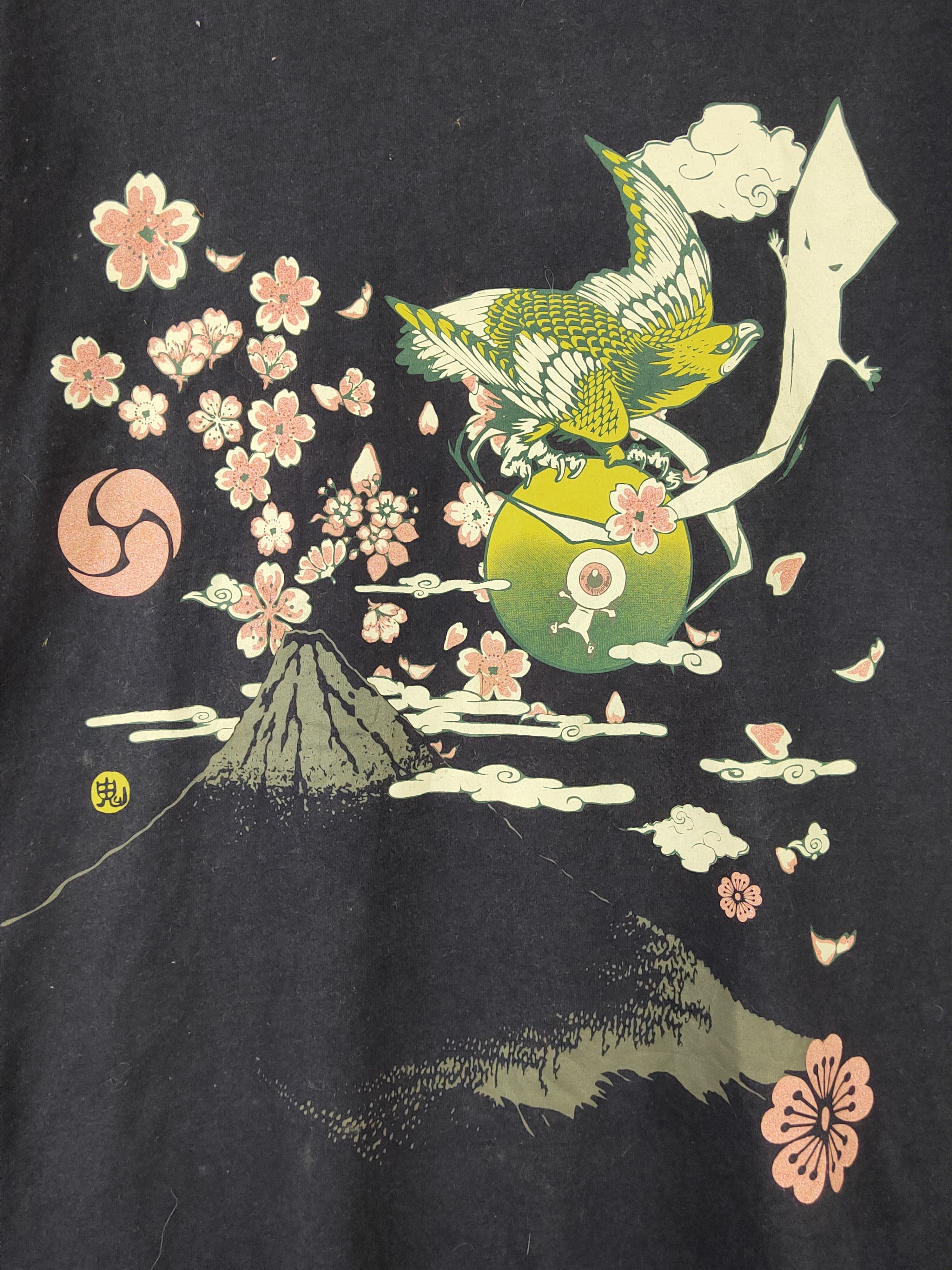 Edition Japan × Japanese Brand × Vintage Japan art Dark Blue Short Sleeve T-shirts #S2304 Size US XL / EU 56 / 4 - 3 Thumbnail