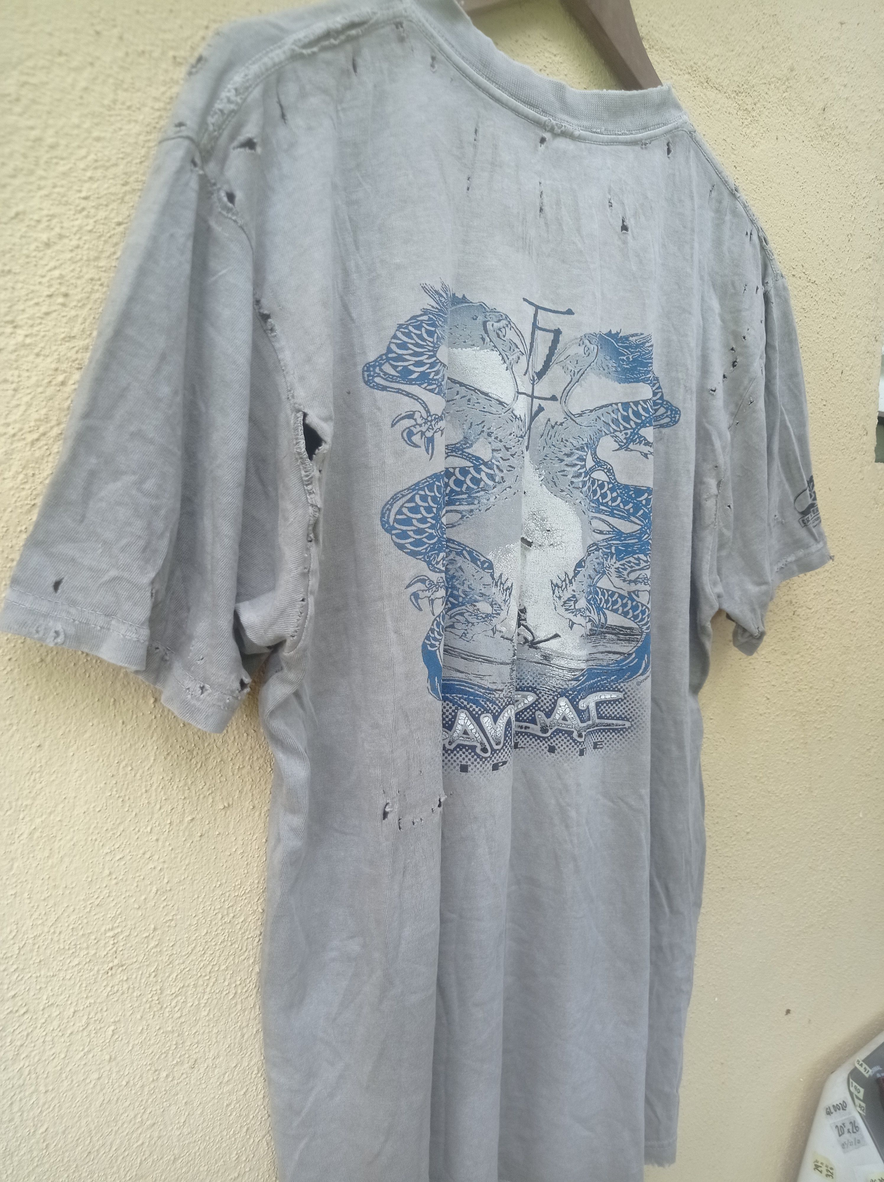 Vintage Destress faded crazy shirts banzai dragon Hawaii surf #GL54 Size US M / EU 48-50 / 2 - 3 Thumbnail
