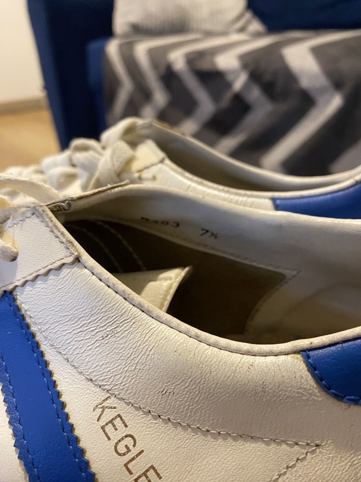 Vintage Vintage shoes Adidas Kegler made in Yugoslavia 70s 80s Size US 7.5 / EU 40-41 - 8 Thumbnail