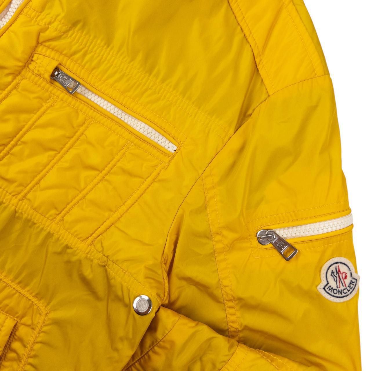 Moncler Vintage Moncler Zip Up Biker Jacket Size S Size S / US 4 / IT 40 - 5 Thumbnail