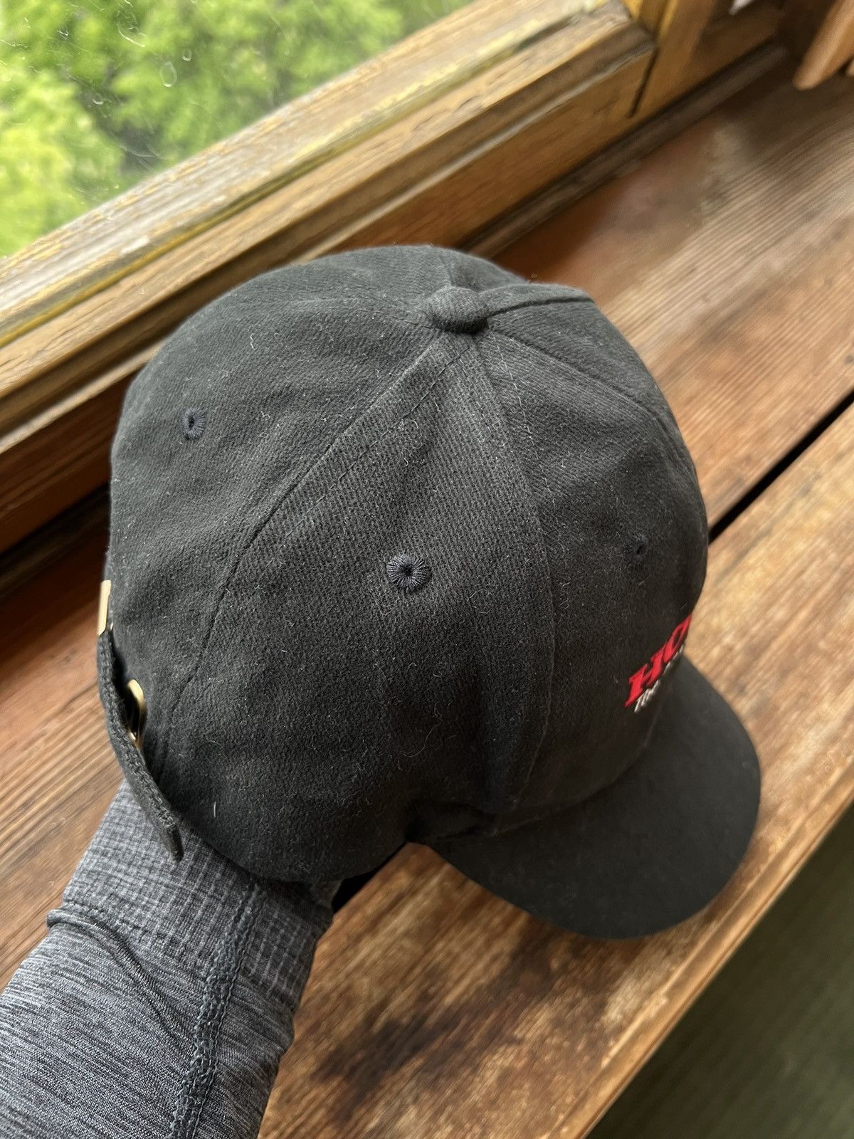 Vintage Vintage 90s Honda Racing Hat Cap Black Size ONE SIZE - 4 Thumbnail