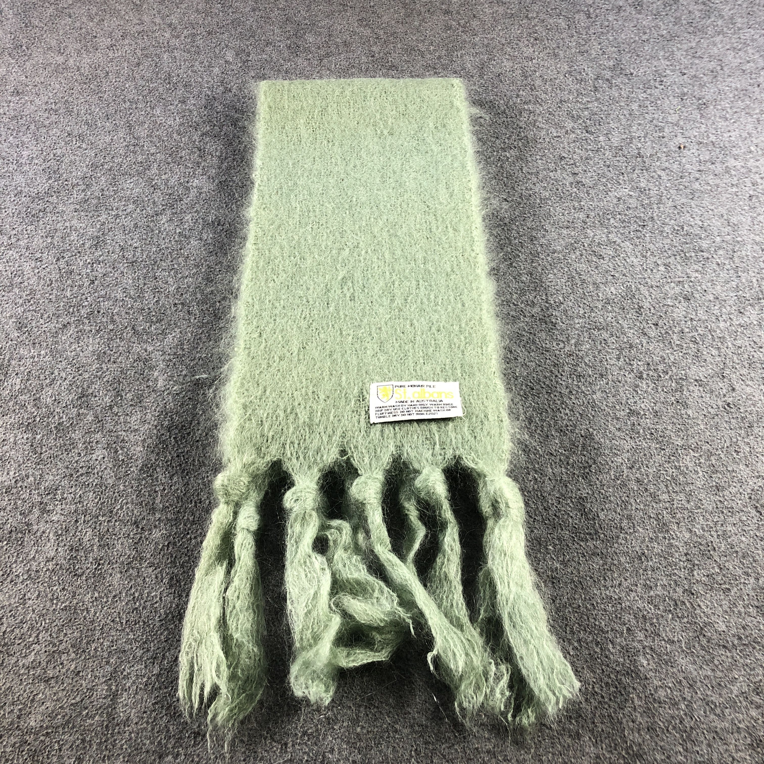 Vintage St Albans Mohair Scarf Muffler Neckwear V2939 Size ONE SIZE - 2 Thumbnail