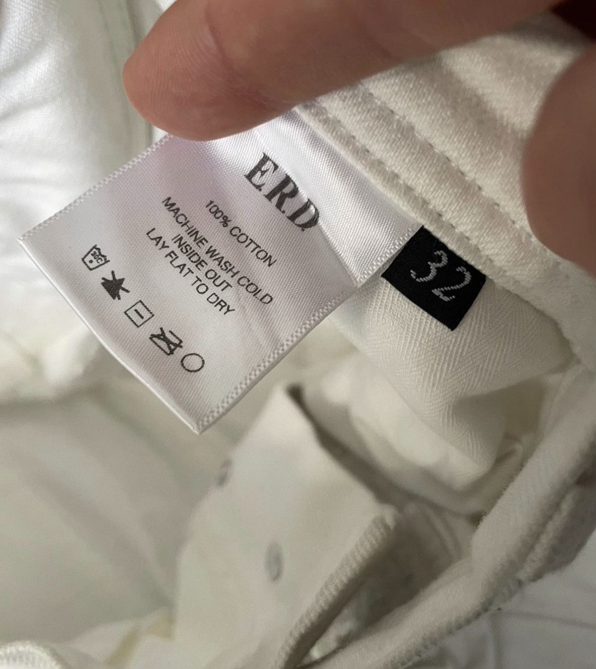 Enfants Riches Deprimes enfants riches deprimes 22fw white lumberjack pants Size US 32 / EU 48 - 5 Thumbnail