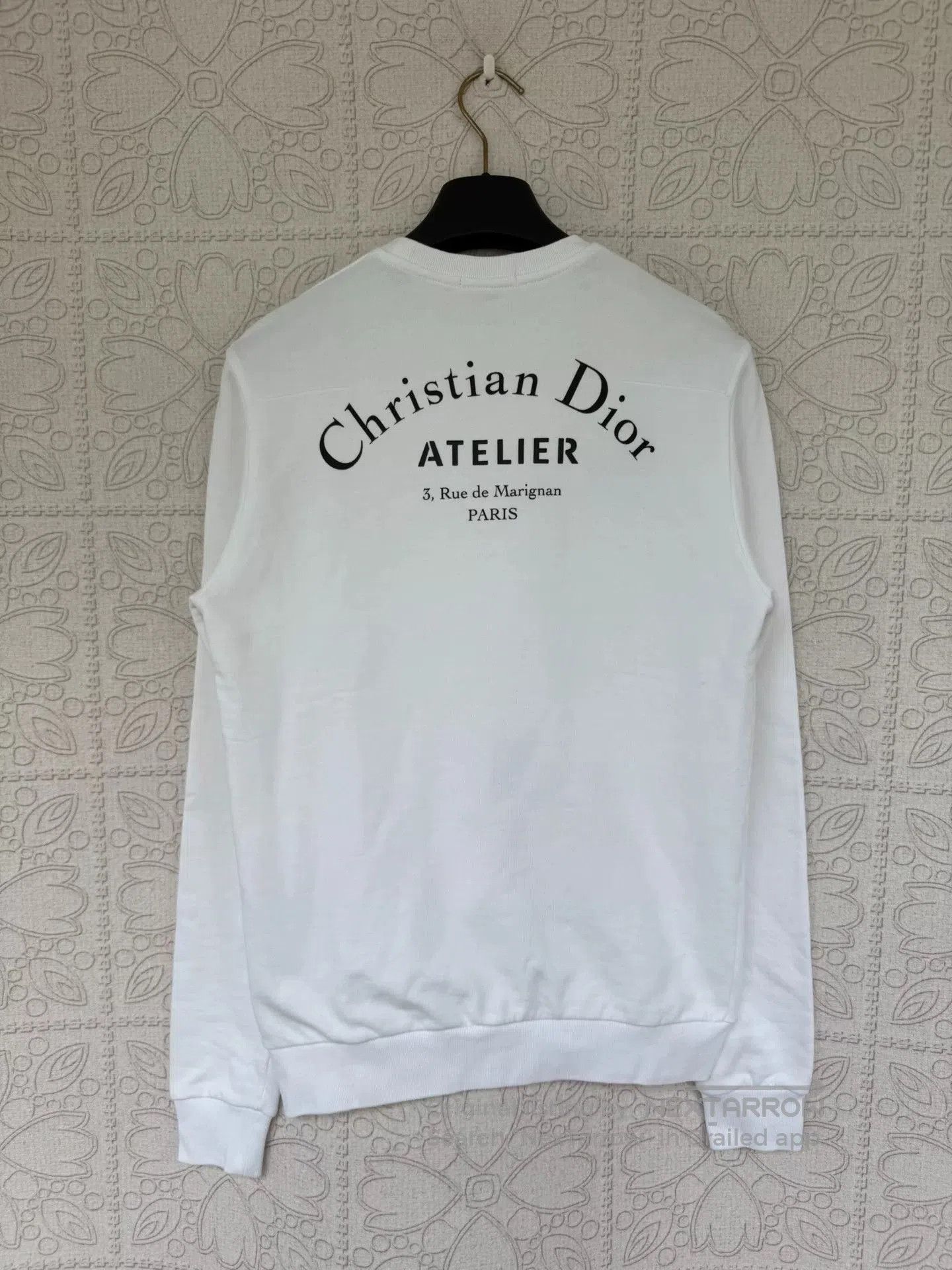 Dior christian dior white sweatshirt with logo. Size XS / US 0-2 / IT 36-38 - 2 Thumbnail