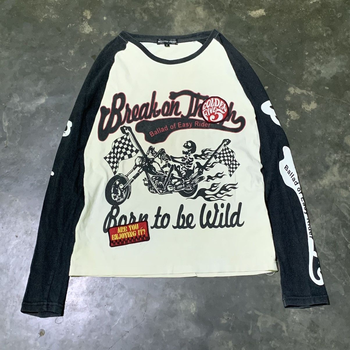 Japanese Brand Y2k Detective struct punk style longsleve Size US M / EU 48-50 / 2 - 1 Thumbnail