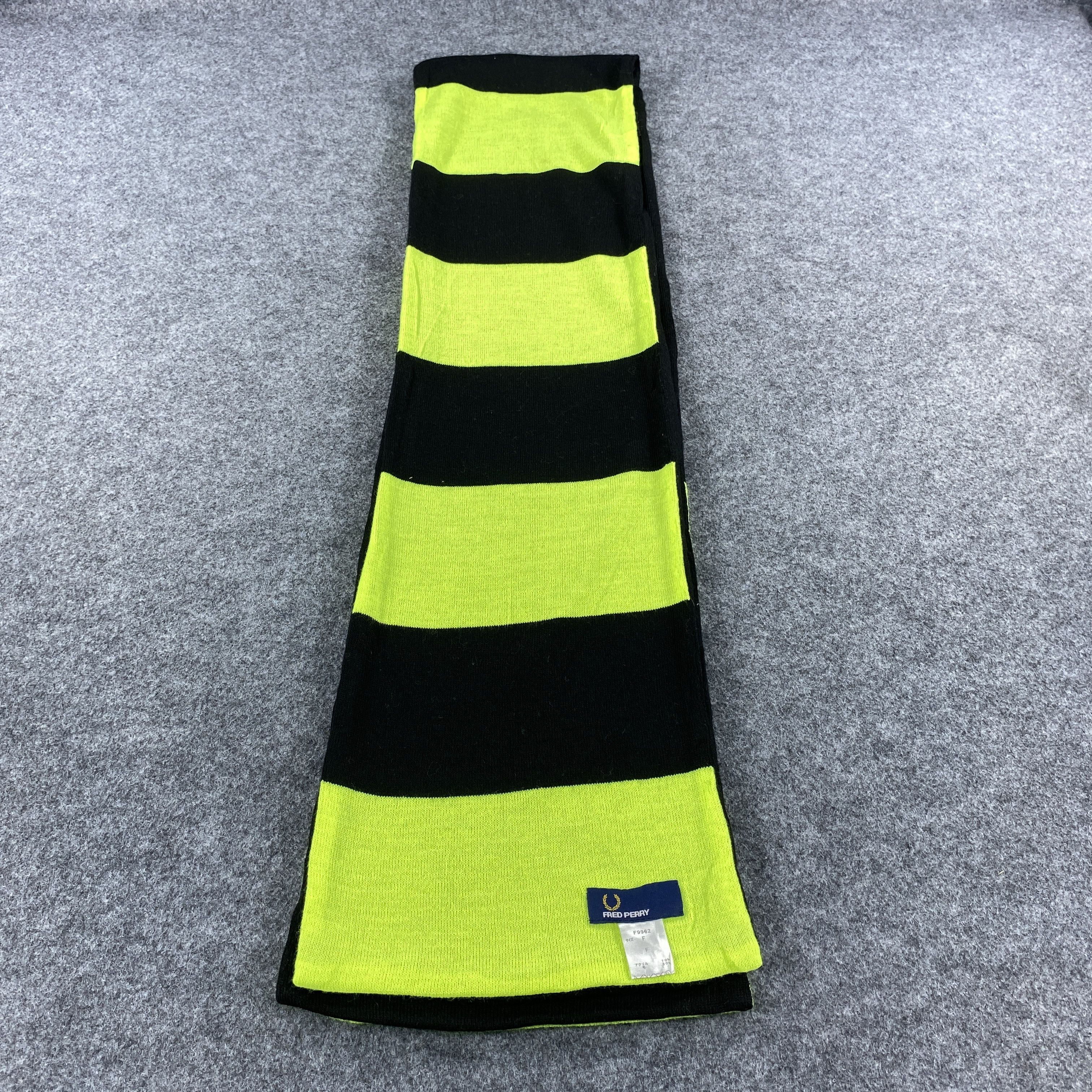 Fred Perry × Vintage Fred Perry Scarf # Muffler # Neckwear # D632 Size ONE SIZE - 2 Thumbnail