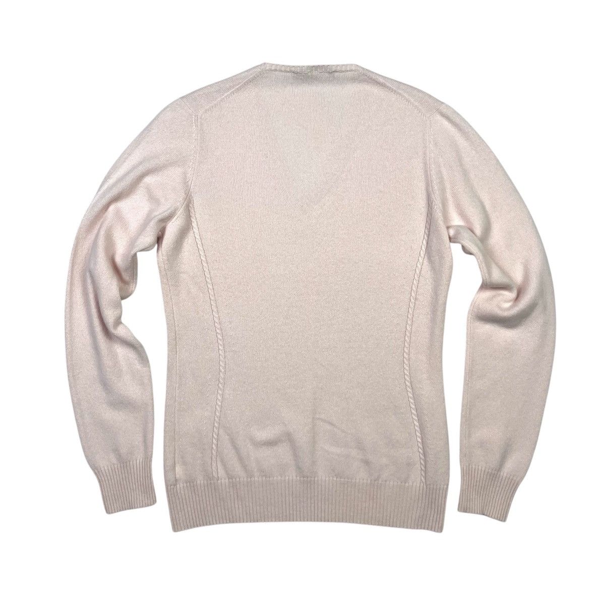 Loro Piana Loro Piana Baby Cashmere Long Sleve Knit V-Neck Pink Women's Size M / US 6-8 / IT 42-44 - 6 Thumbnail