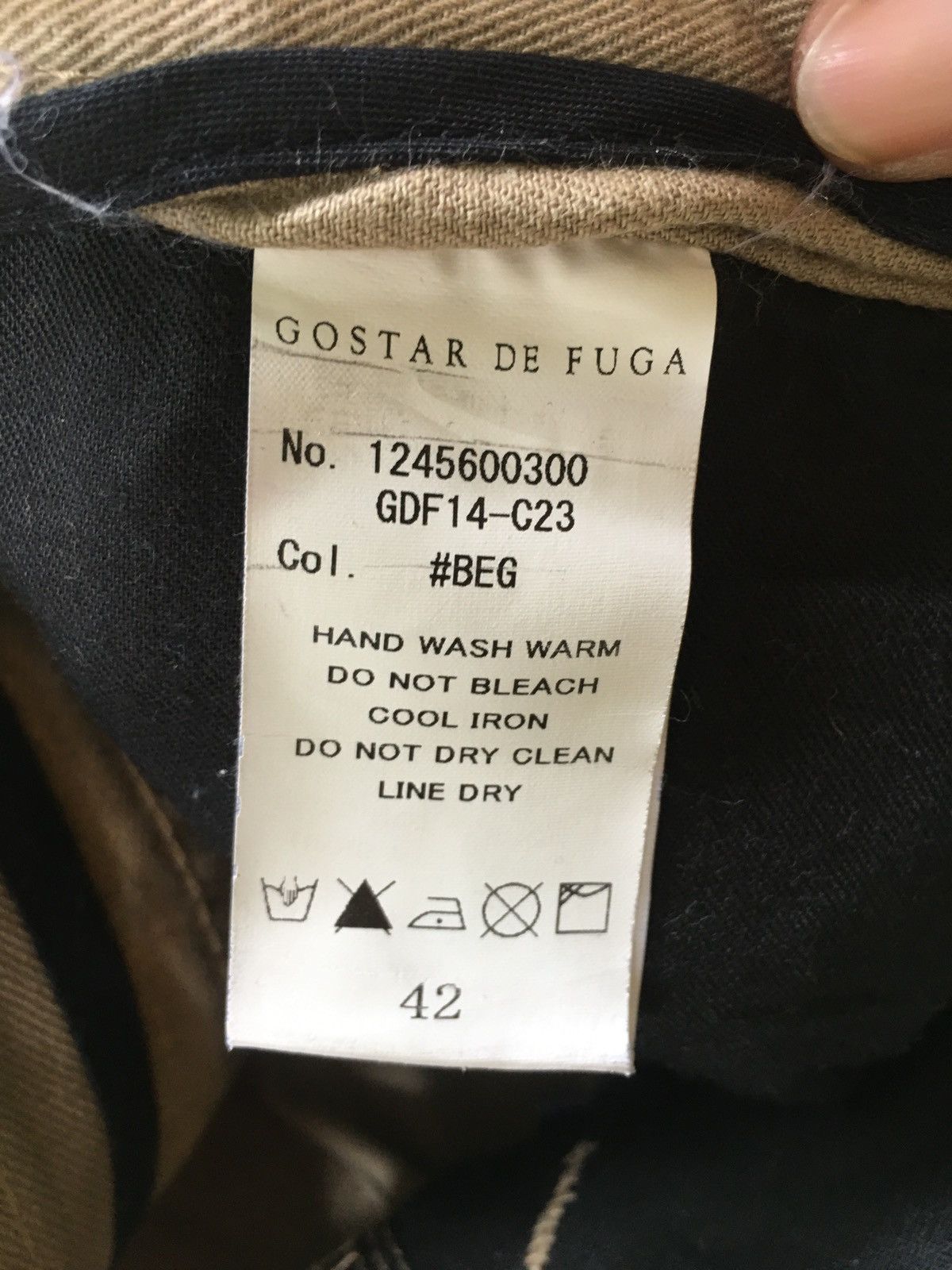 GOSTAR DE FUGA Gostar De Fuga Acid Wash Pants Size US 31 - 9 Thumbnail