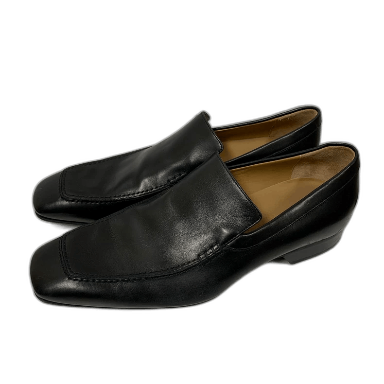 Louis Vuitton Louis Vuitton Black Leather Shoes Size 8.5 Size US 8 / IT 38 - 1 Thumbnail