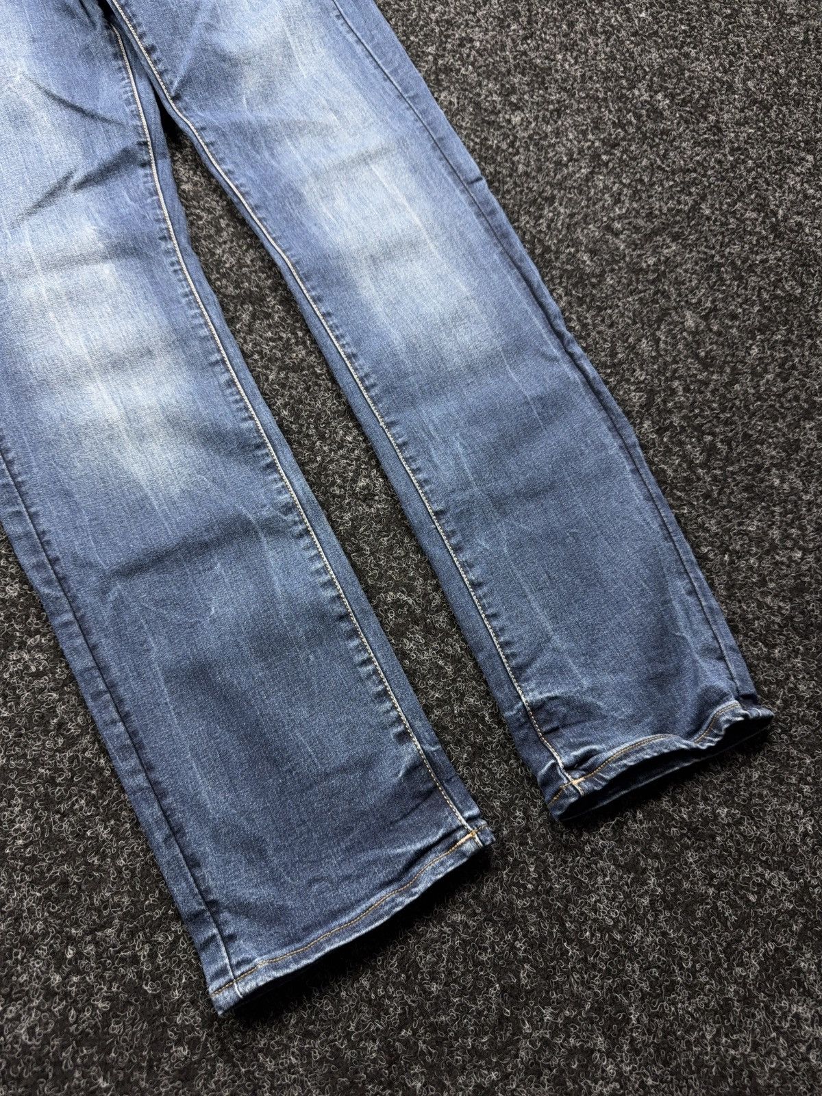 G-Star 00s Y2K G-Star RAW Midge Straight Punk Rock Dark Wash Jeans Size 30" / US 8 / IT 44 - 5 Thumbnail
