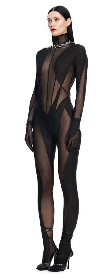 Mugler Mugler x H&M Spiral Panel Catsuit Size M Size M / US 6-8 / IT 42-44 - 6 Thumbnail
