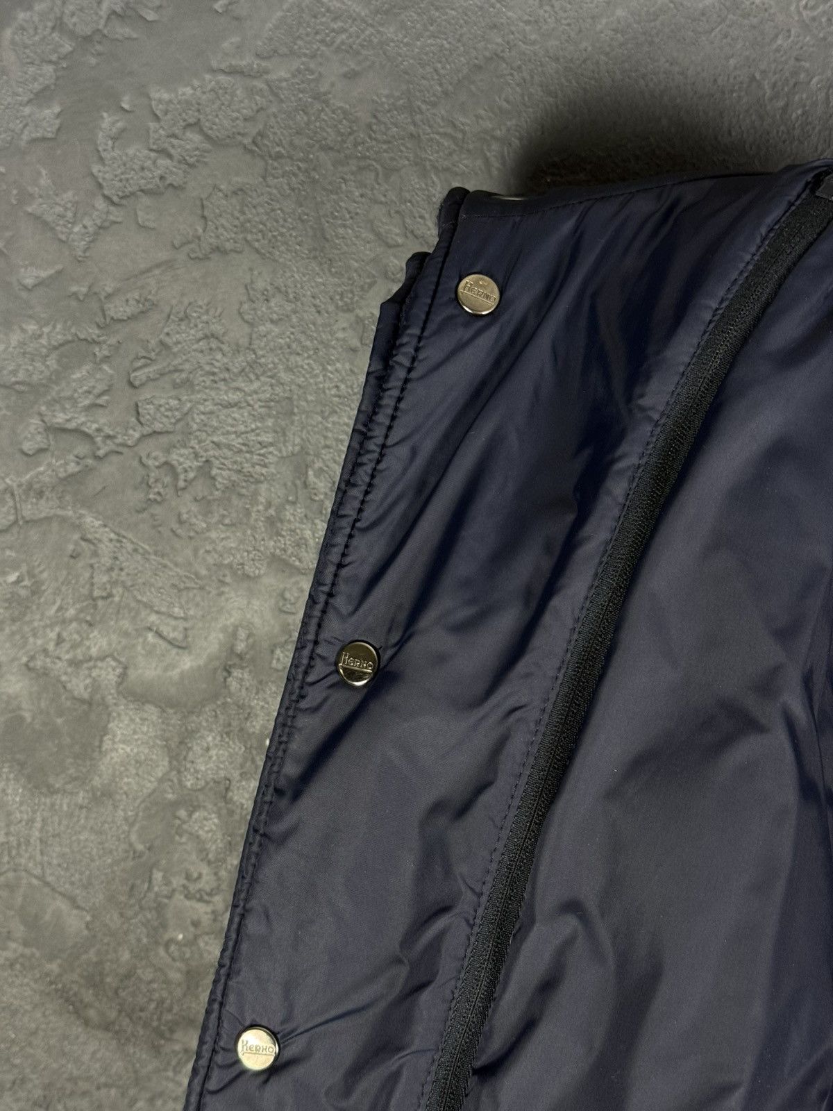 Herno HERNO Mens Polar-Tech Jacket Down Puffer Dark Blue 50 Size US M / EU 48-50 / 2 - 22 Thumbnail