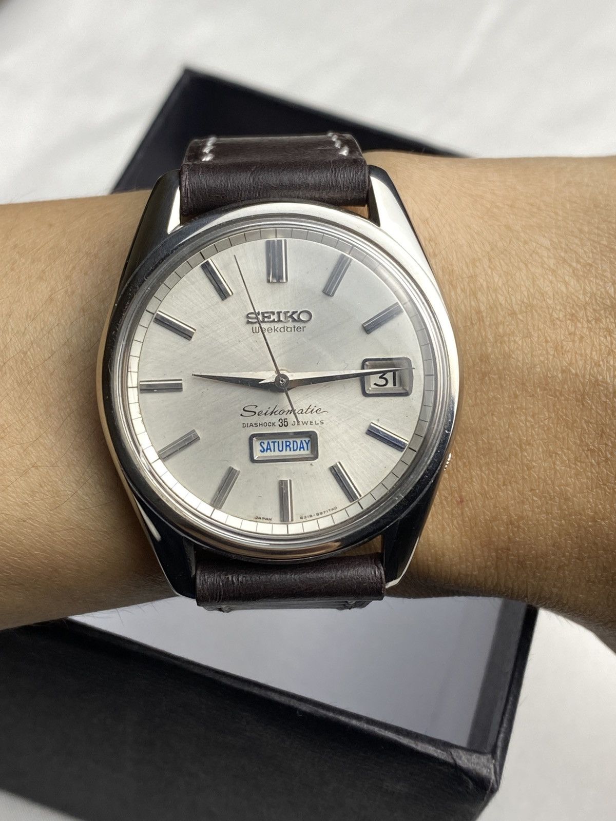 Seiko Seikomatic Weekdater Size 38 - 6 Thumbnail