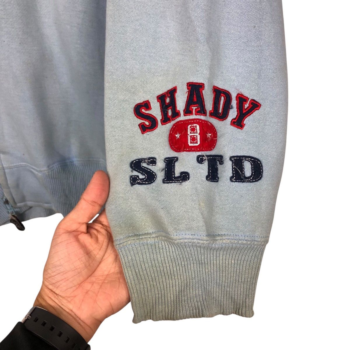 Hysteric Glamour 📌Vintage Zipper Jacket Shady Big Logo Embroidered Size US L / EU 52-54 / 3 - 17 Thumbnail