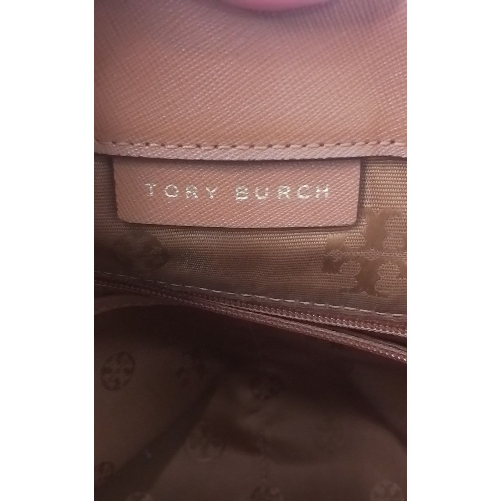 Tory Burch Tori Burch Leather Tote Handbag Purse Brown Size ONE SIZE - 14 Thumbnail