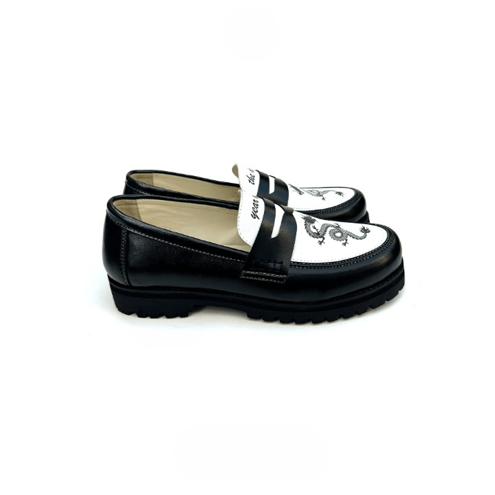 Designer Snazzy Dragon Loafer Shoes Size US 9 / EU 42 - 3 Thumbnail