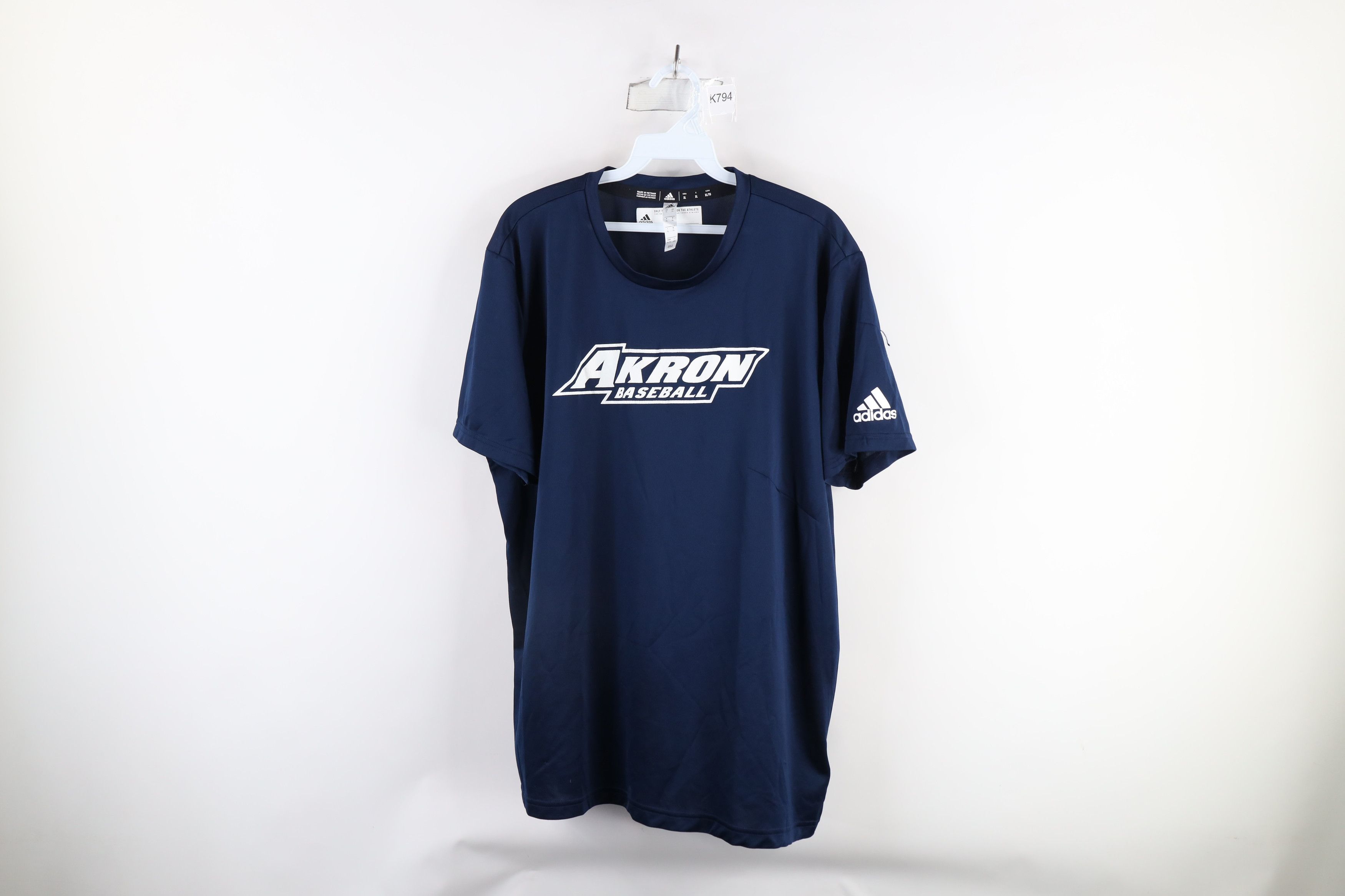 Adidas × Vintage Adidas University of Akron Baseball Short Sleeve T-Shirt Size US XL / EU 56 / 4 - 1 Thumbnail