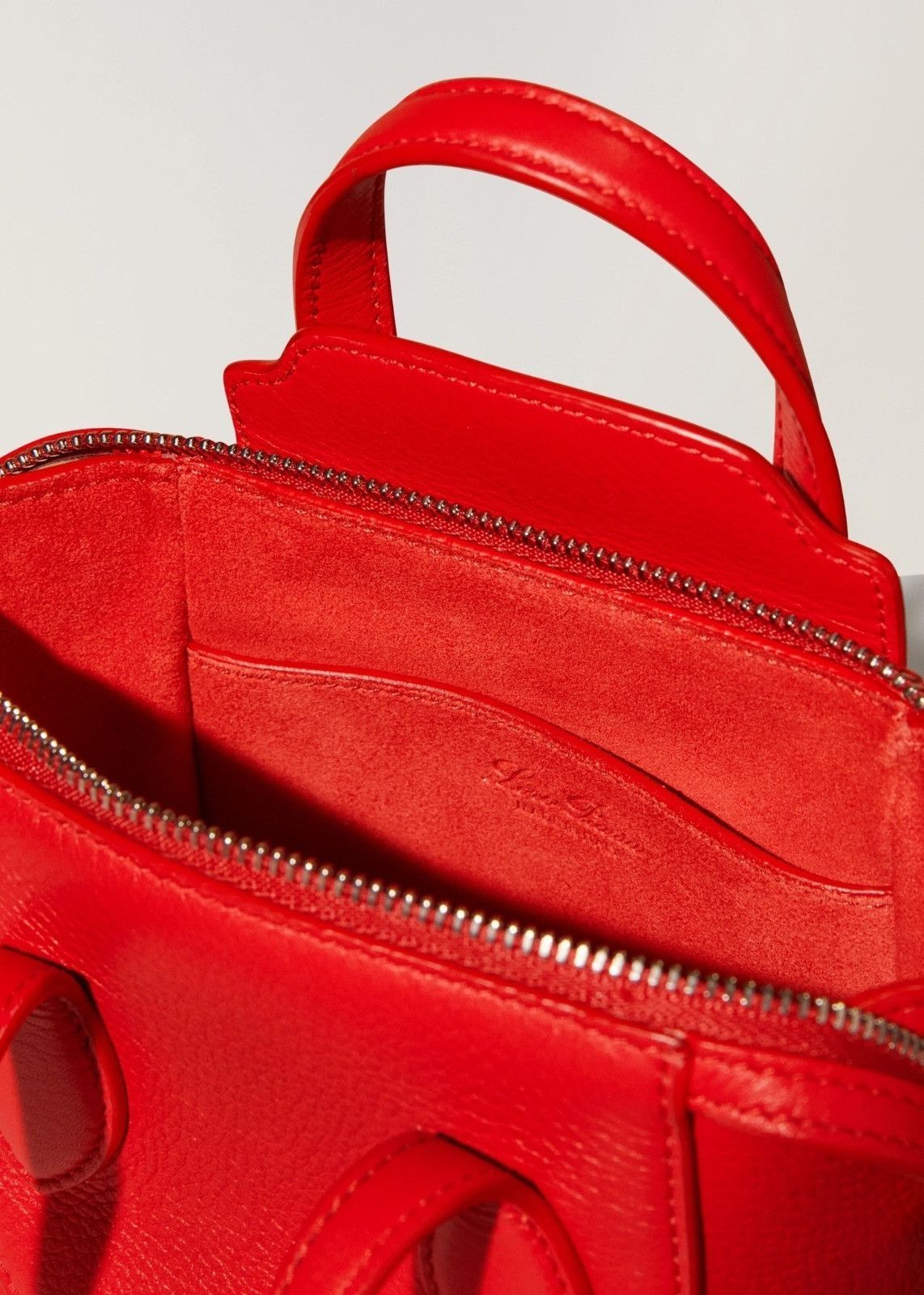 Loro Piana o1srvl11e0924 Size: / OS Happy Day Nano Shoulder Bag in Red Size ONE SIZE - 4 Thumbnail