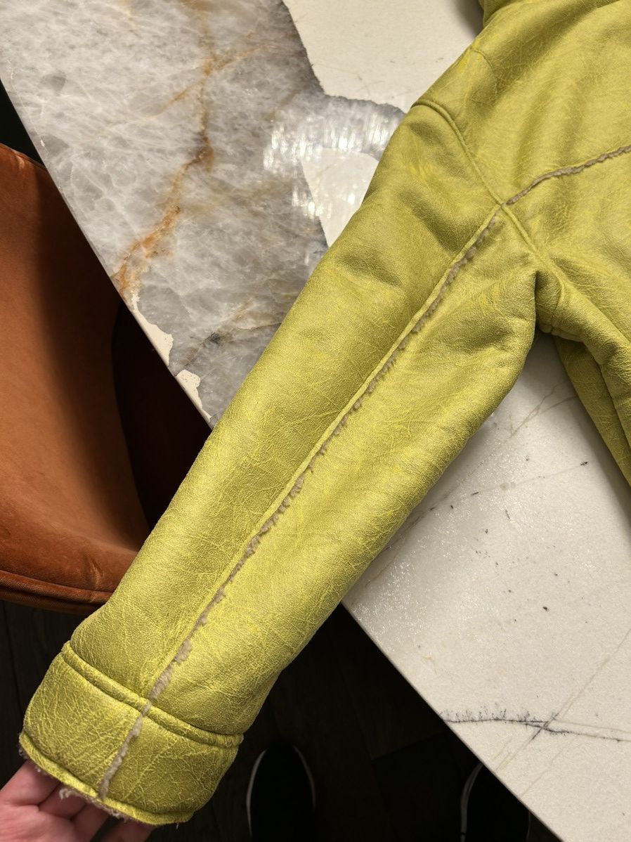 Supreme Faux Leather Shearling Hooded Jacket SS23 Size US XL / EU 56 / 4 - 17 Thumbnail