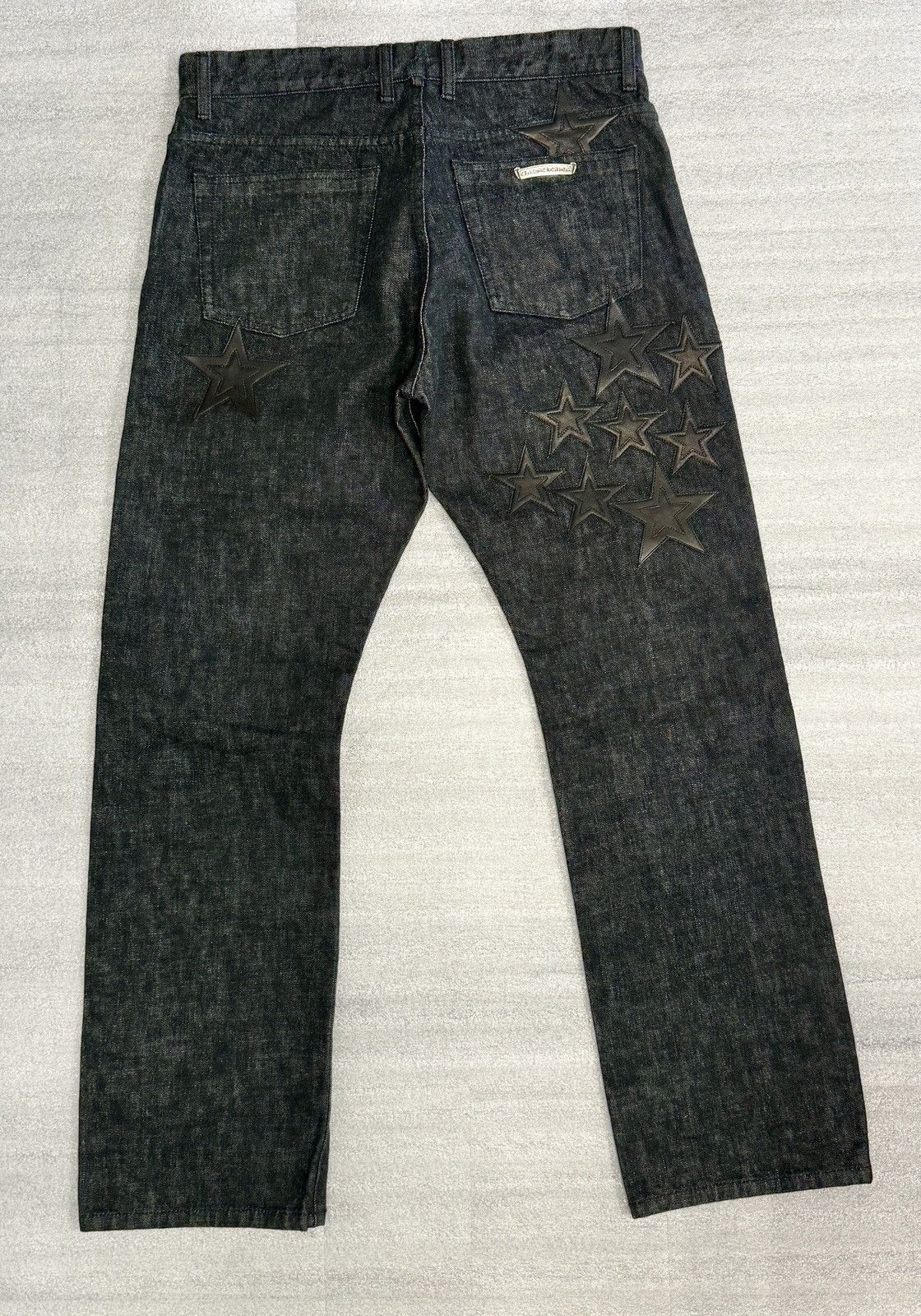 Chrome Hearts Chrome Hearts Fleur Knee Star Patch Denim Sz 34 NEW Size US 34 / EU 50 - 7 Thumbnail