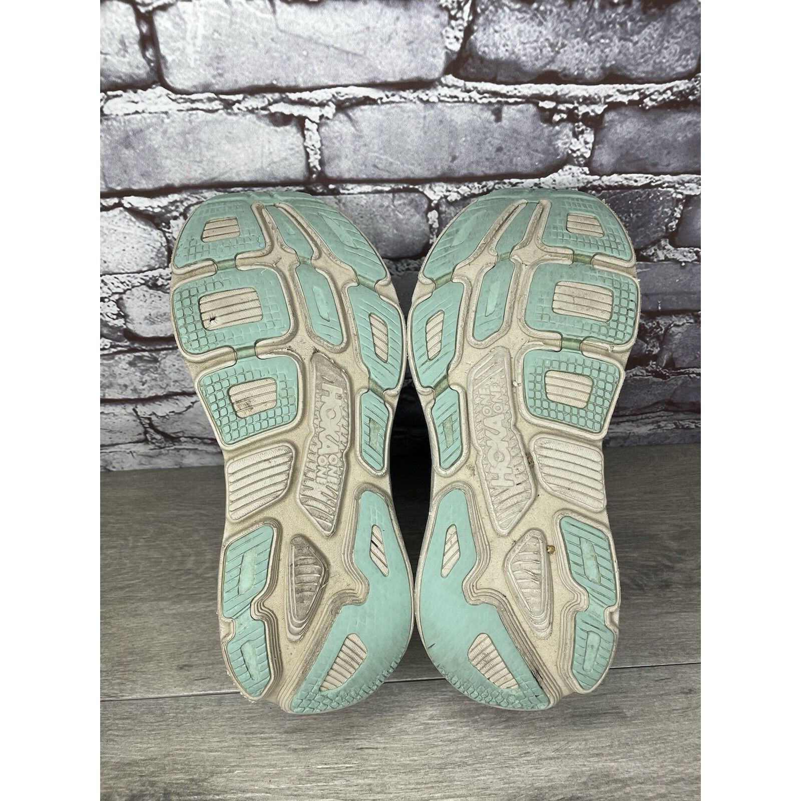 Hoka Hoka One One Bondi 7 110518 RTOS Blue Synthetic Running Shoe Size US 10.5 / EU 43-44 - 8 Thumbnail