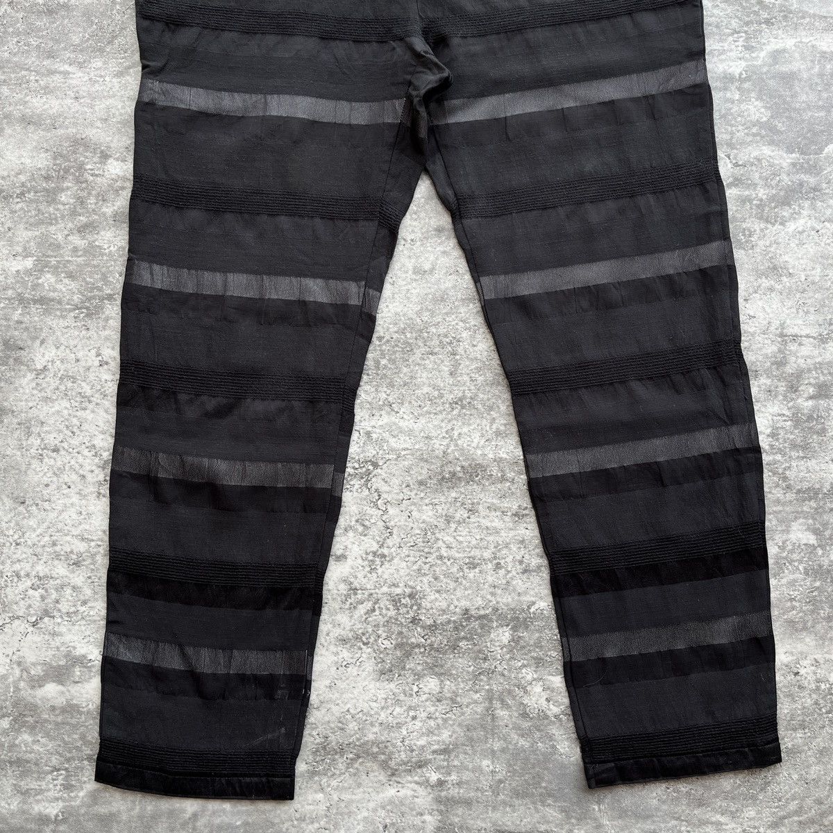 Limi Feu × Yohji Yamamoto Limi Feu Striped Pants with Belt Size US 33 - 9 Thumbnail