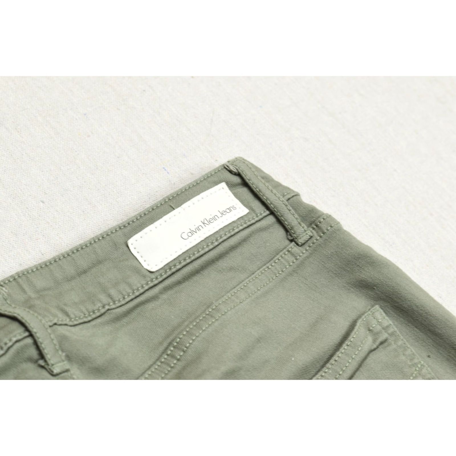 Calvin Klein Calvin Klein Jeans Womens 28 High Rise Ankle Skinny Sage Green Denim Pants Size 28" / US 6 / IT 42 - 8 Thumbnail