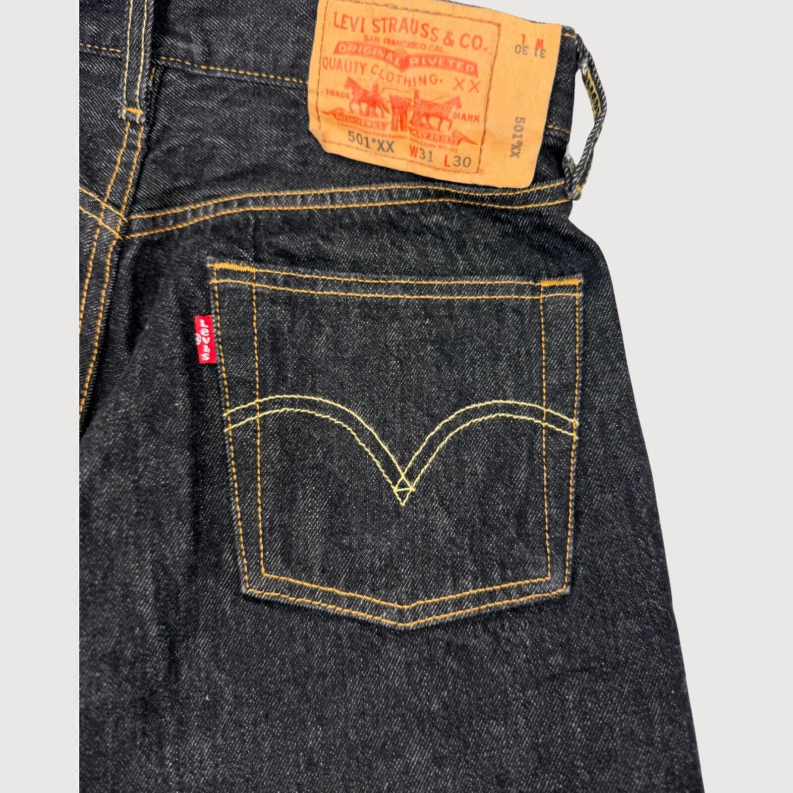 Levi's Levi's 501 Straight Fit Jeans Rinse 31x30 Size US 31 - 5 Thumbnail