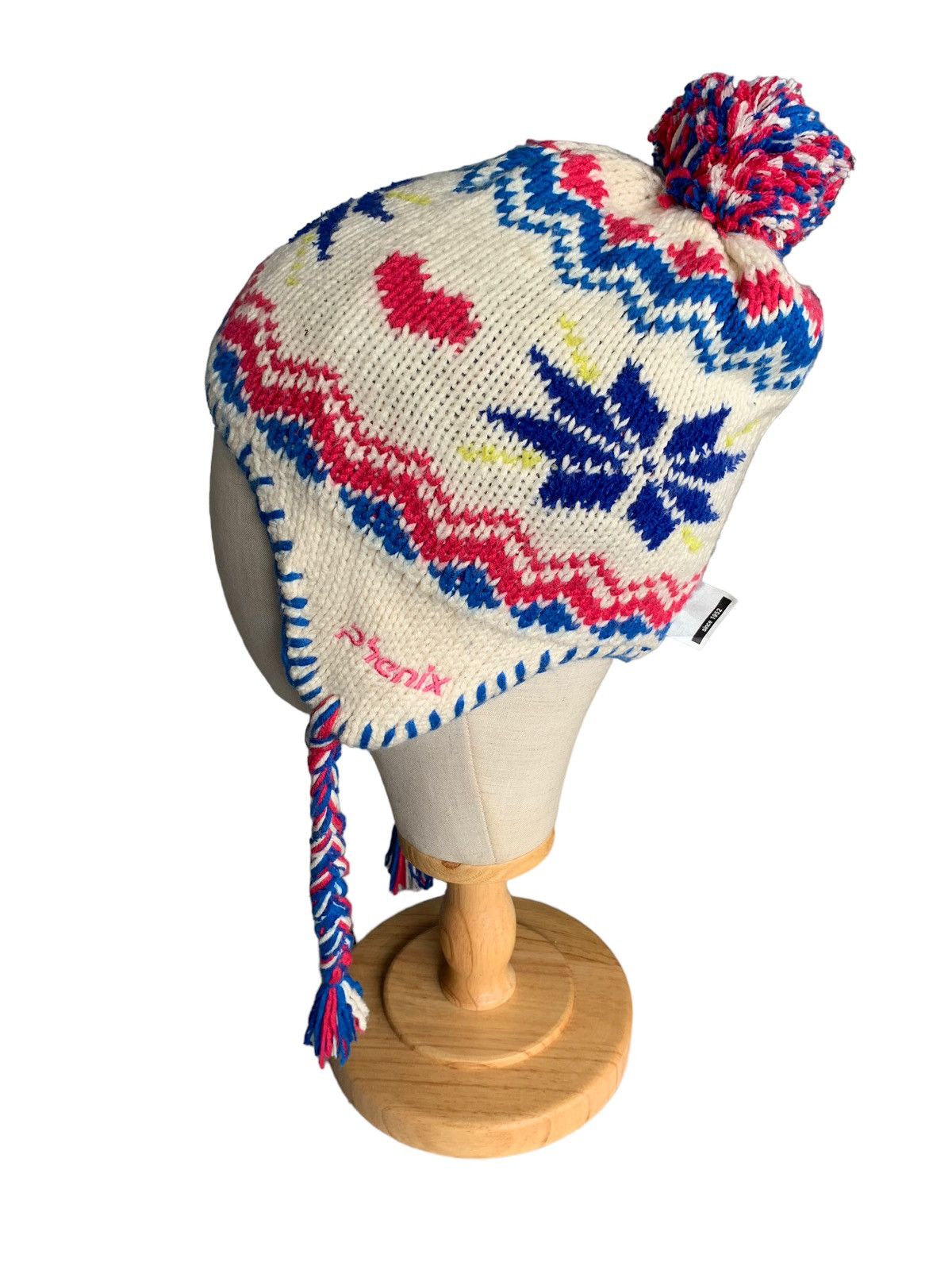 Japanese Brand × Phenix Phenix Multicolour Earflap Crochet knit Beanie Hats Size ONE SIZE - 4 Thumbnail